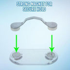 Magnetic Glasses Holder Pin - Compact Slender Design for Clothing, view 3