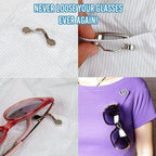 Magnetic Glasses Holder Pin - Compact Slender Design for Clothing, view 4