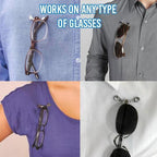 Magnetic Glasses Holder Pin - Compact Slender Design for Clothing, view 7