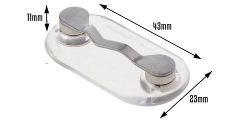 Magnetic Glasses Holder Pin - Compact Slender Design for Clothing, view 8