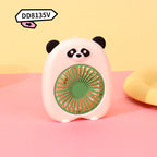 Women’s Portable Mini Hand Fan - Creative Pig Design, USB Powered, view 4