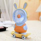 Women’s Portable Handheld Fan - Creative Animal Design, Quiet Operation, view 3