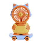 Women’s Portable Handheld Fan - Creative Animal Design, Quiet Operation, view 5