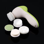 5 in 1 Electric Facial and Body Cleaning Massager - Plastic, Battery Powered, view 3