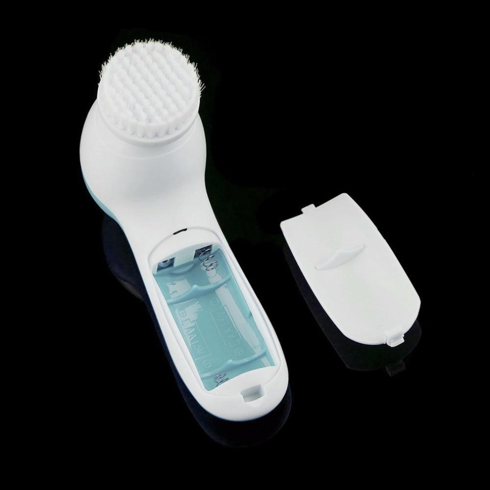 5 in 1 Electric Facial and Body Cleaning Massager - Plastic, Battery Powered, view 5