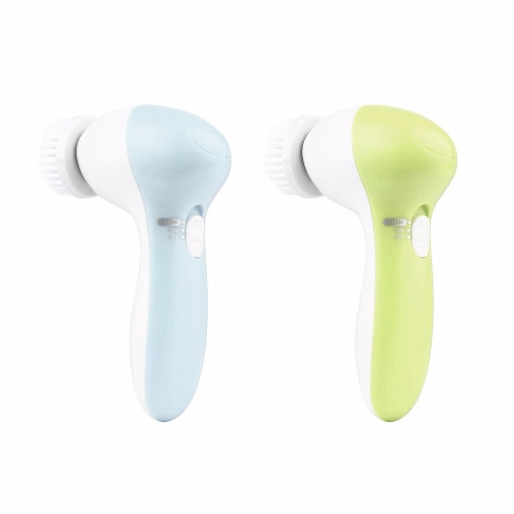 5 in 1 Electric Facial and Body Cleaning Massager - Plastic, Battery Powered, view 6