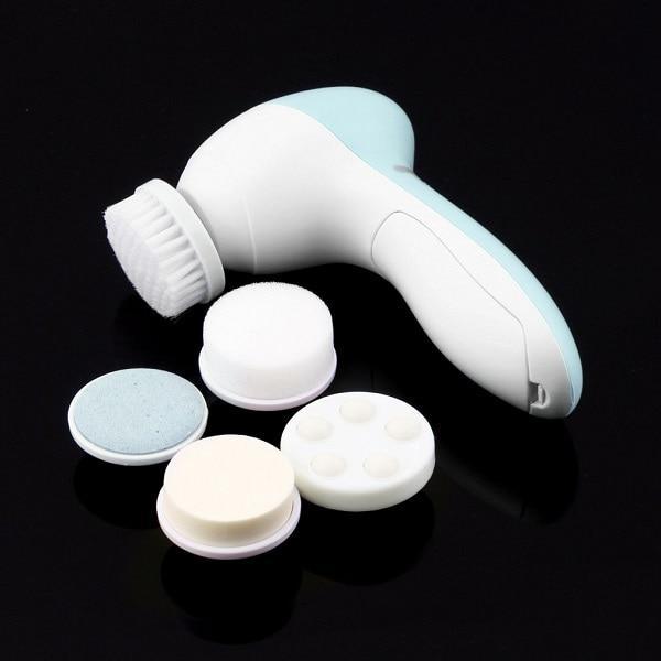 5 in 1 Electric Facial and Body Cleaning Massager - Plastic, Battery Powered, view 7