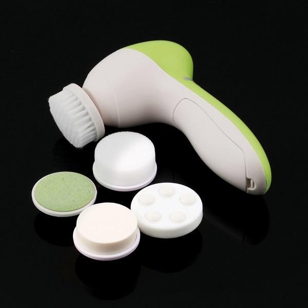 5 in 1 Electric Facial and Body Cleaning Massager - Plastic, Battery Powered, view 8