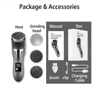 Professional Electric Foot Hard Skin Remover - Rechargeable, IPX4, USB Charging, view 2