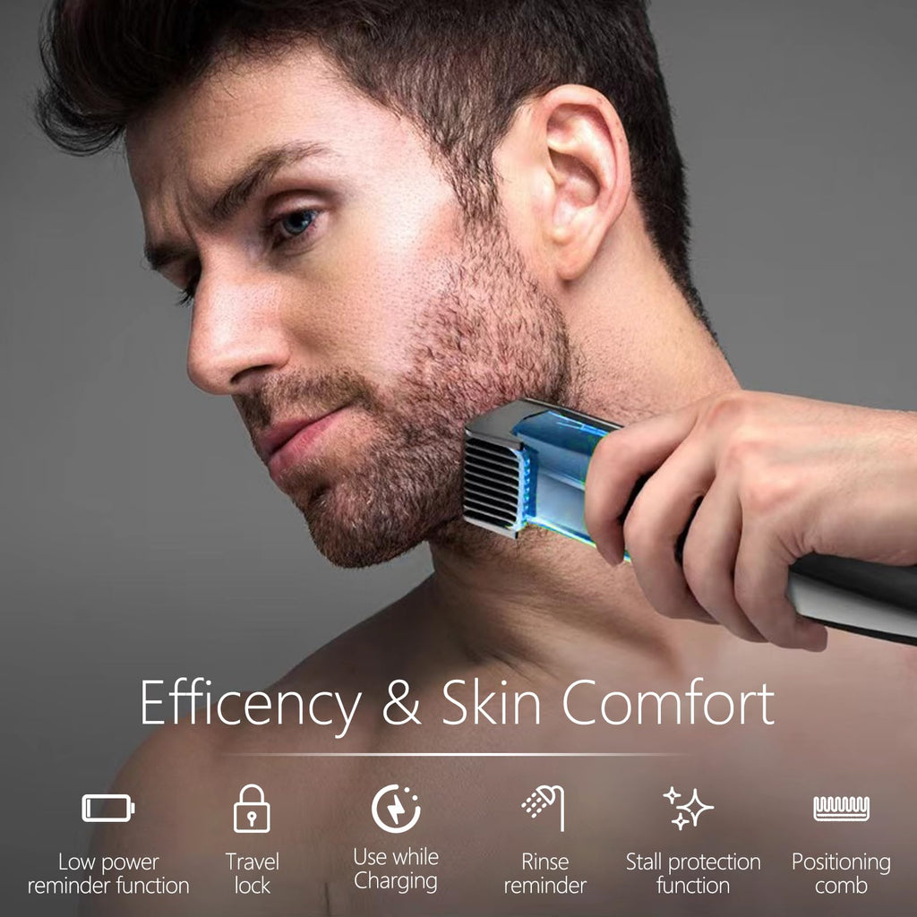 Beard Trimmer for Men - IPX7 Waterproof, USB Charging, 90min Battery, view 10