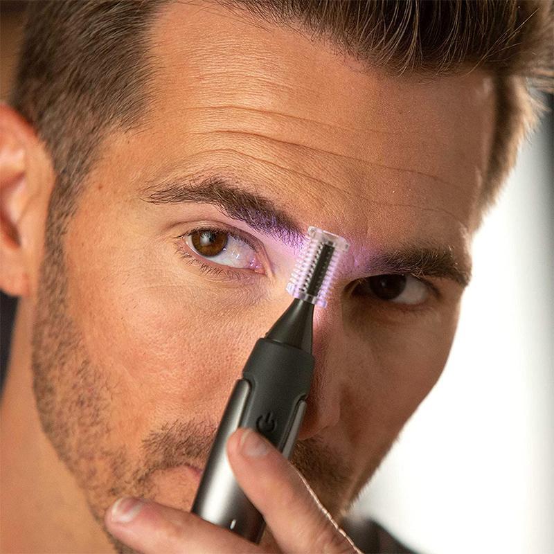 Ultrathin Precision Trimmer for Ears, Nose, Eyebrows - Titanium Coated Blade