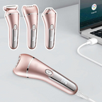 3-in-1 Electric Shaver for Women - Waterproof, Rechargeable, Stainless Steel Blades, view 5