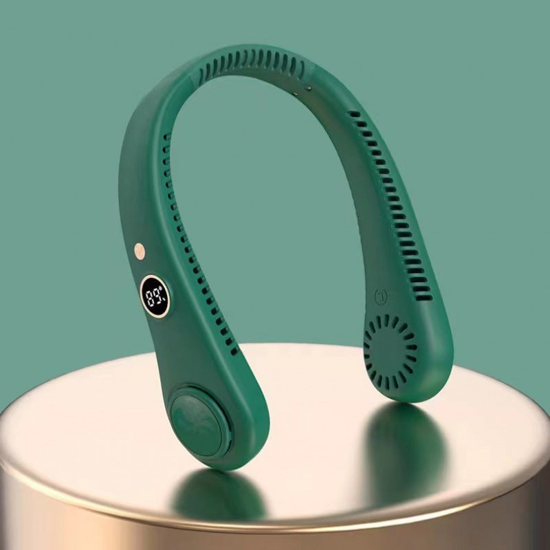 Cooling Hands-Free Wearable Neck Fan - USB Rechargeable, Lightweight, view 5