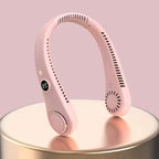 Cooling Hands-Free Wearable Neck Fan - USB Rechargeable, Lightweight, view 6