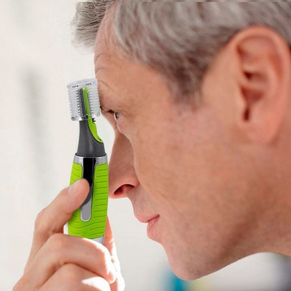 Nose and Ear Trimmer with LED Light - Compact, Battery Powered, view 5