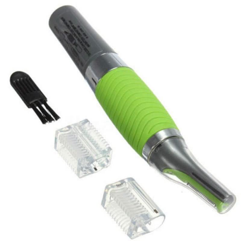 Nose and Ear Trimmer with LED Light - Compact, Battery Powered