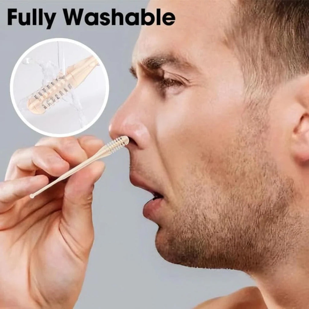 Compact Nose Trimmer for Men and Women - 360° Rotary Head, 3.66 Inches, view 3