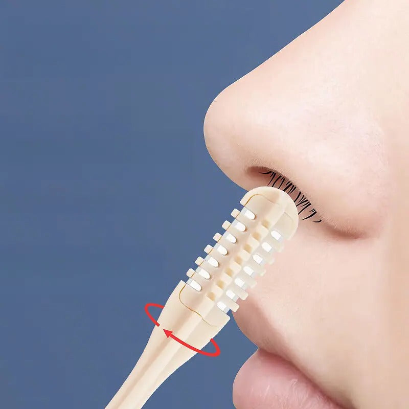 Compact Nose Trimmer for Men and Women - 360° Rotary Head, 3.66 Inches
