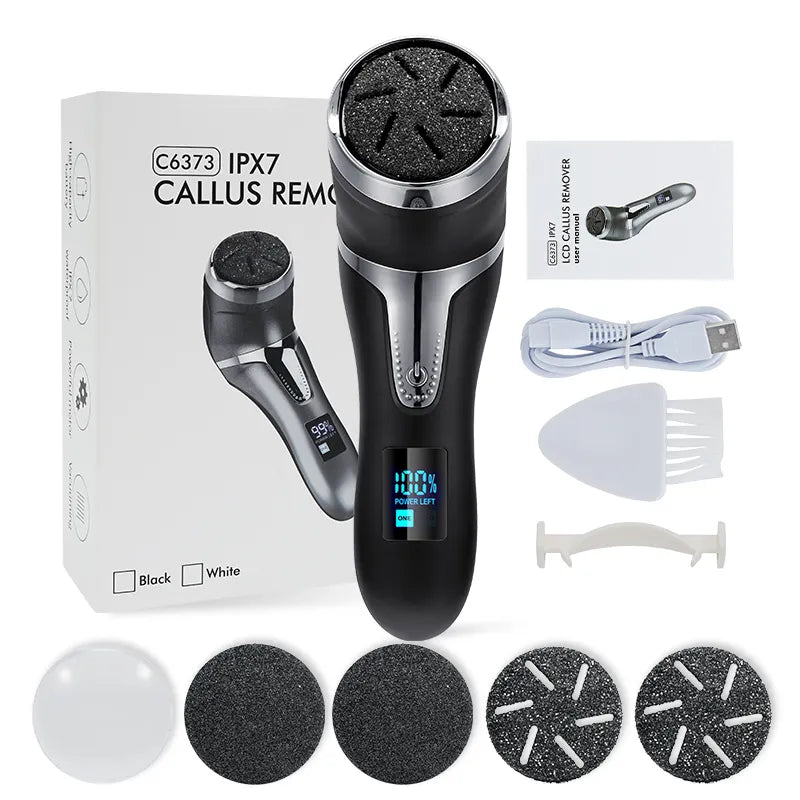 Electric Callus Remover for Feet - Rechargeable, Plumice Head, IPX7 Waterproof, view 10