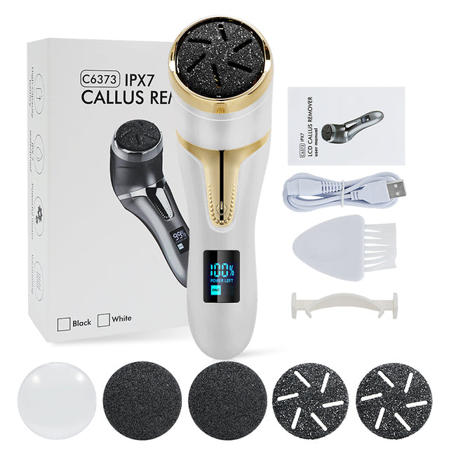 Electric Callus Remover for Feet - Rechargeable, Plumice Head, IPX7 Waterproof, view 2