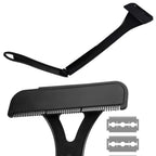 Back Hair Shaver for Men - Extra-Long Handle, Sharp Stainless Blades, view 2