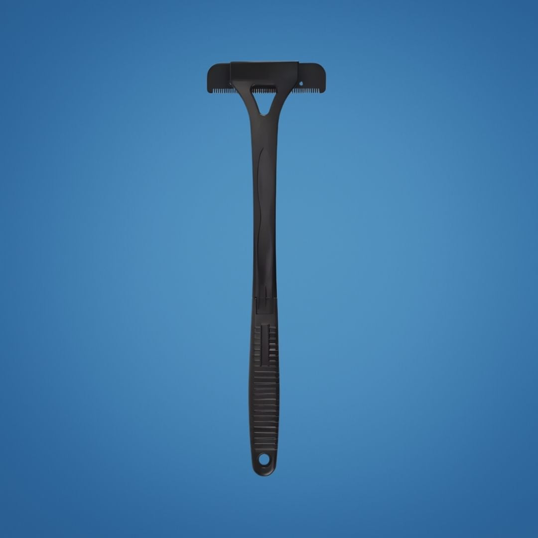 Back Hair Shaver for Men - Extra-Long Handle, Sharp Stainless Blades, view 7