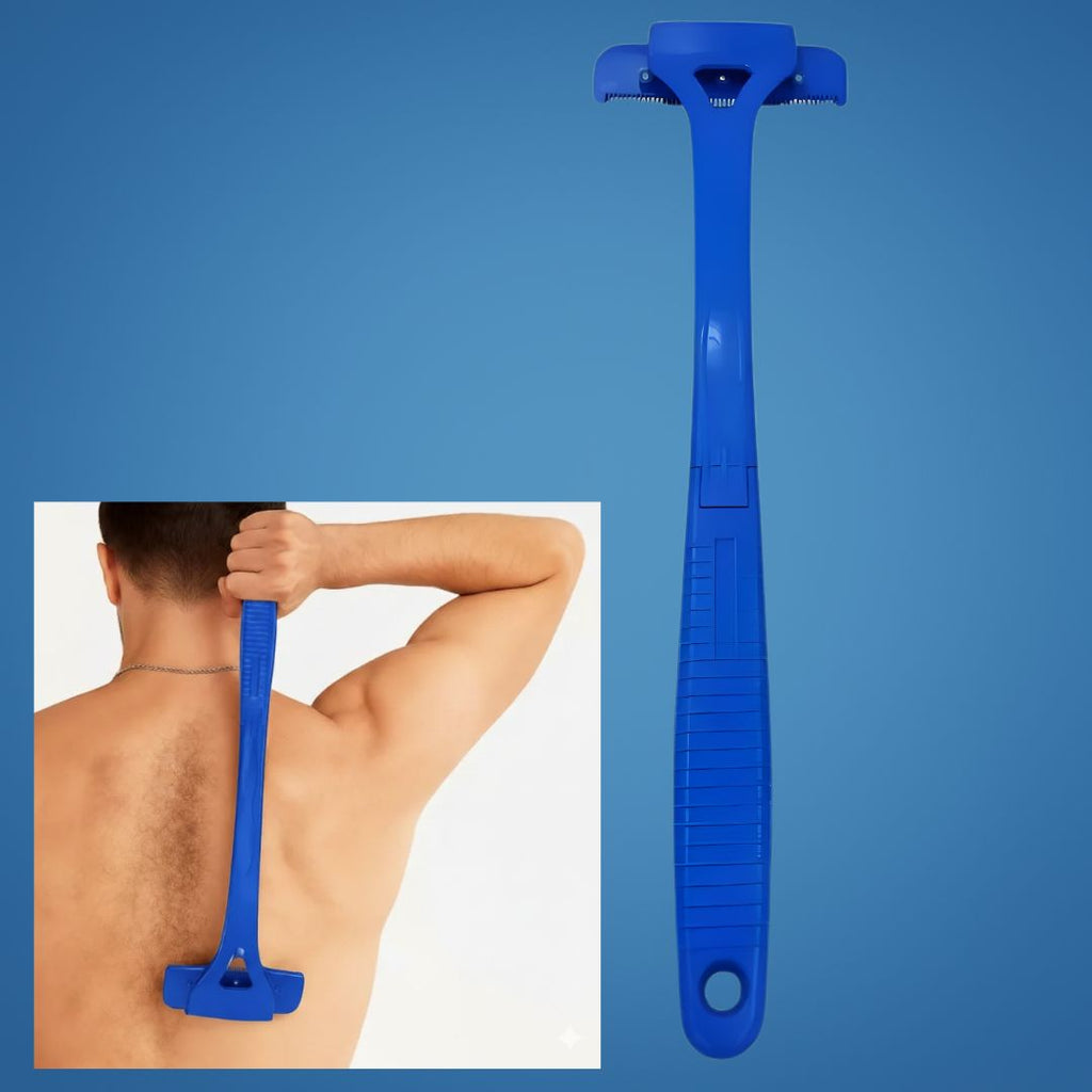 Back Hair Shaver for Men - Extra-Long Handle, Sharp Stainless Blades, view 9