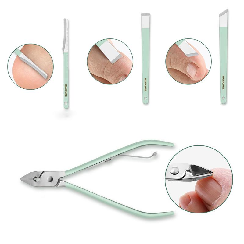 Portable Nail Clippers Set - Stainless Steel, 12 or 16 Pieces, PU Case, view 5