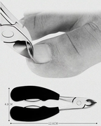 Toenail Clipper for Seniors - Medical-Grade Stainless Steel, Ergonomic ABS Handle, view 4