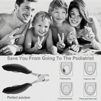 Toenail Clipper for Seniors - Medical-Grade Stainless Steel, Ergonomic ABS Handle, view 7