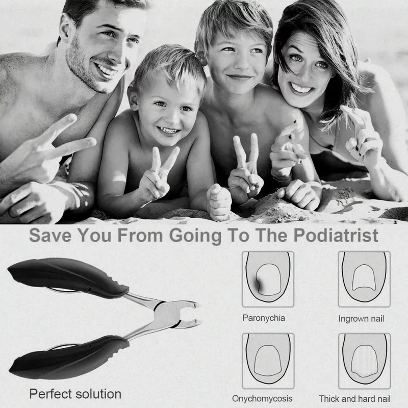 Toenail Clipper for Seniors - Medical-Grade Stainless Steel, Ergonomic ABS Handle, view 7