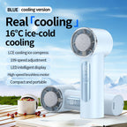 Unisex Portable Ice-Cooling Handheld Fan - 16°C Cooling, Brushless Motor, view 8