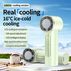 Unisex Portable Ice-Cooling Handheld Fan - 16°C Cooling, Brushless Motor, view 9