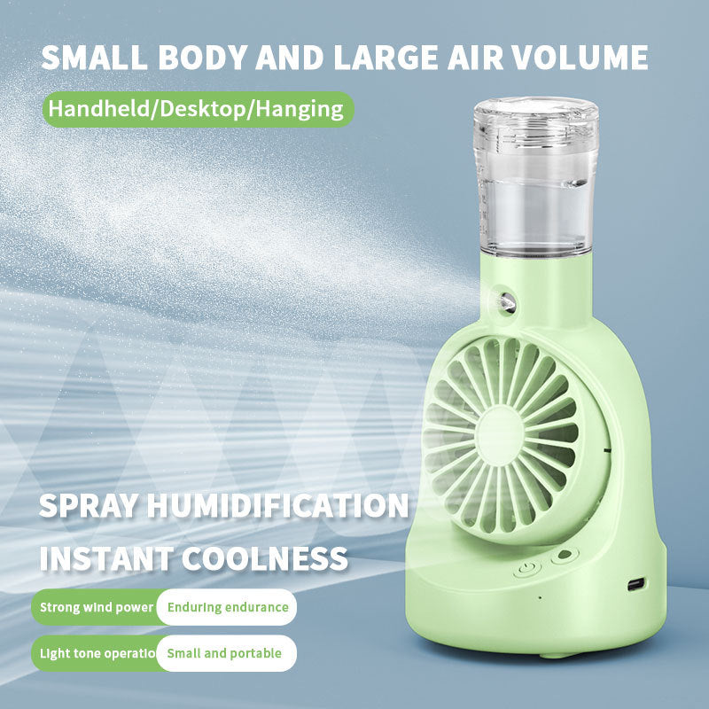 Cooling Portable Misting Handheld Fan - Detachable Water Reservoir, view 3