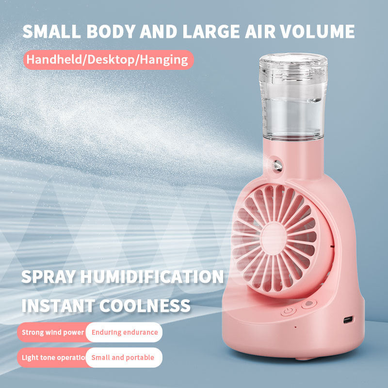 Cooling Portable Misting Handheld Fan - Detachable Water Reservoir, view 6