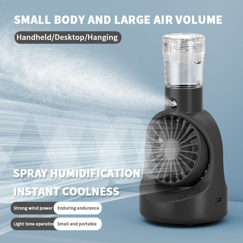 Cooling Portable Misting Handheld Fan - Detachable Water Reservoir, view 8