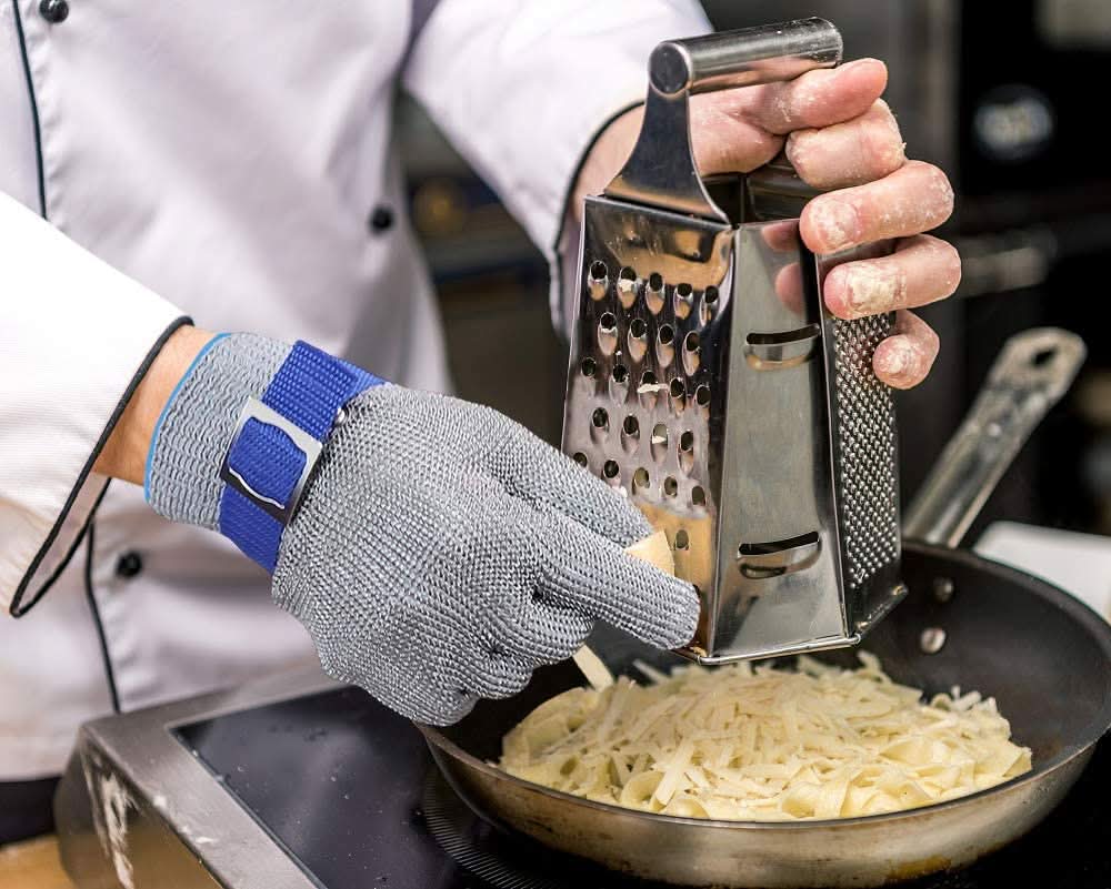 Stainless Steel Safety Gloves - Maximum Cut Resistance, Ansi A9 Rated, view 2
