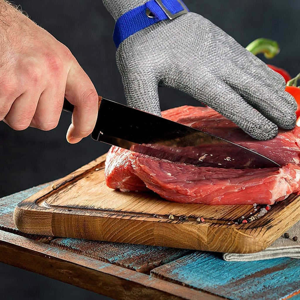 Stainless Steel Safety Gloves - Maximum Cut Resistance, Ansi A9 Rated, view 3
