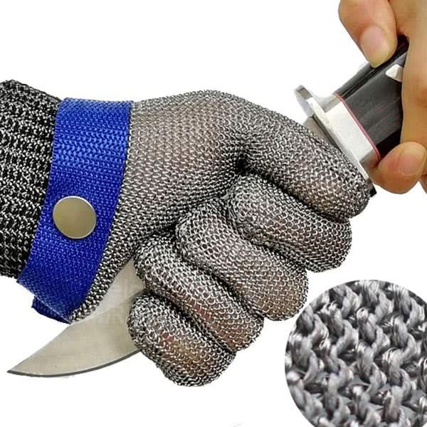 Stainless Steel Safety Gloves - Maximum Cut Resistance, Ansi A9 Rated, view 9