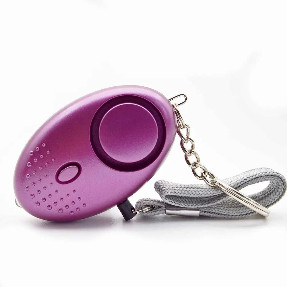 Personal Safety Alarm with LED Light - 130 dB, Compact, Portable