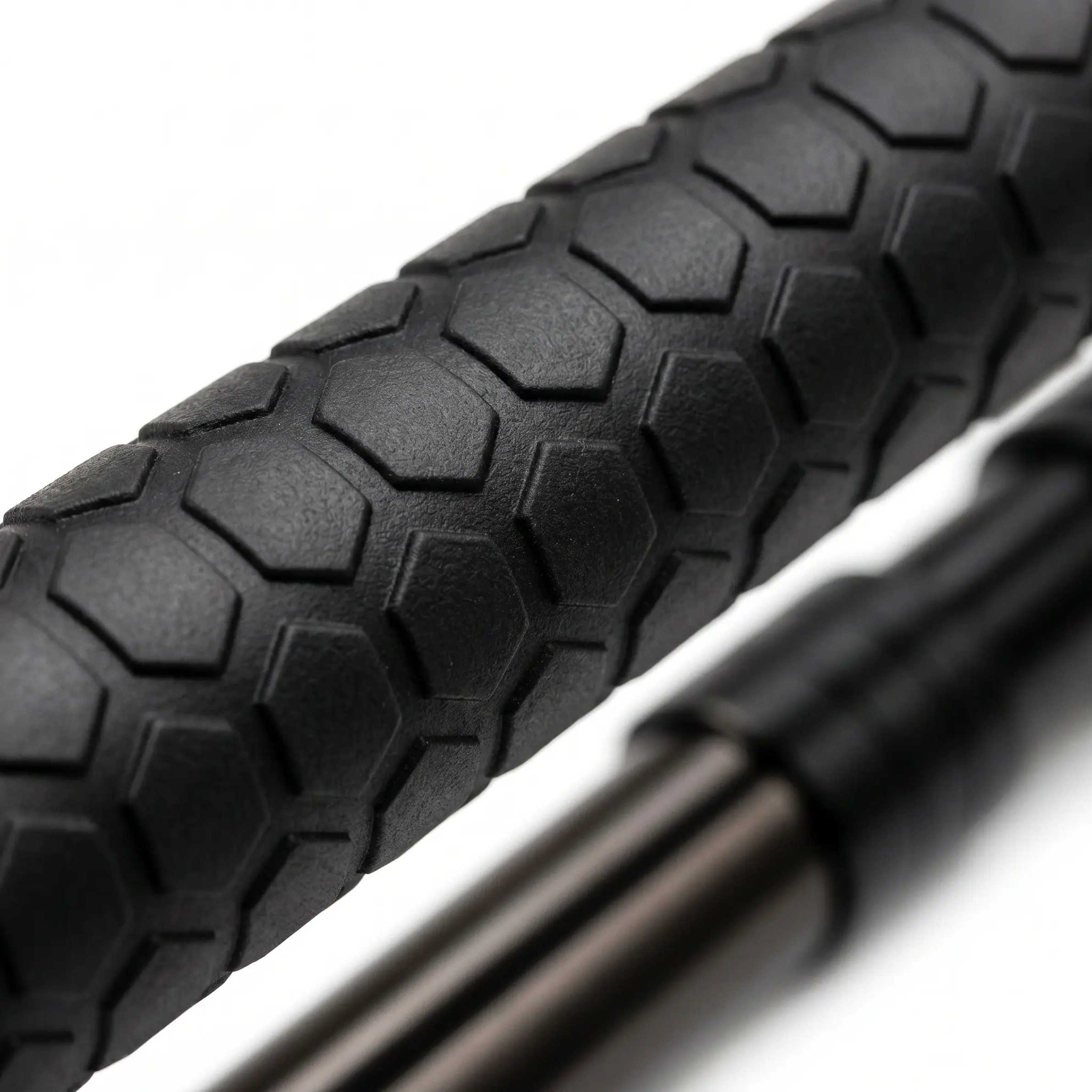 Automatic Self Defense Walking Stick - Alloy Steel, Collapsible, Rubber Grip, view 3