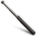 Automatic Self Defense Walking Stick - Alloy Steel, Collapsible, Rubber Grip