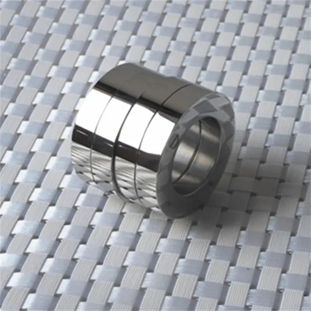 Tactical Foldable Self-Defense Ring - Stainless Steel, Rotatable Design, view 6