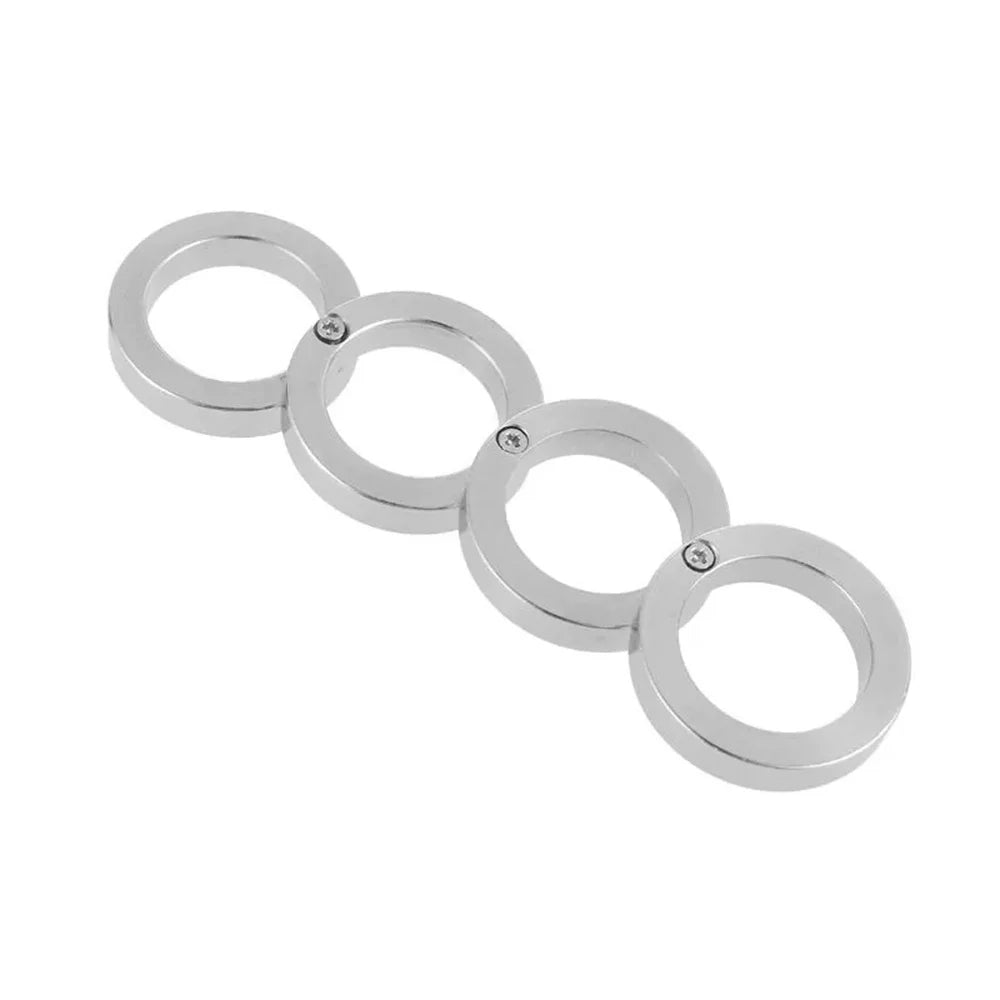 Tactical Foldable Self-Defense Ring - Stainless Steel, Rotatable Design