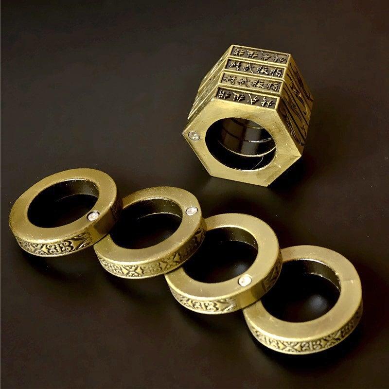 Self-Defense Rings for Everyday Protection - Multiple Sizes, Silver or Gold, view 3