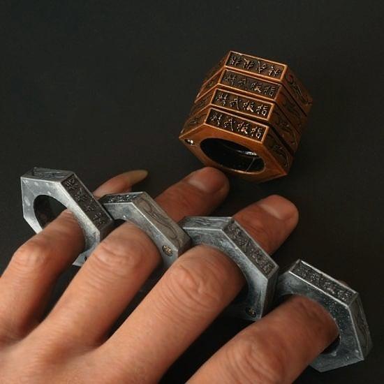 Self-Defense Rings for Everyday Protection - Multiple Sizes, Silver or Gold, view 4