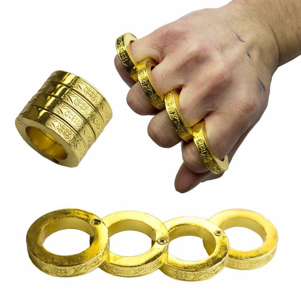 Self-Defense Rings for Everyday Protection - Multiple Sizes, Silver or Gold, view 5