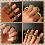 Self-Defense Rings for Everyday Protection - Multiple Sizes, Silver or Gold, view 6