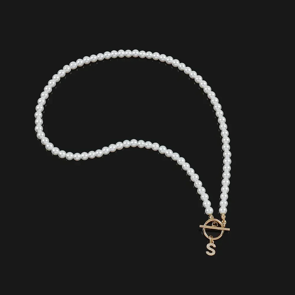 Personalised Pearl Necklace for Girls with Initial