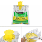 Eco Disposable Outdoor Fly Trap for Garden and Patio - Biodegradable Materials, view 3
